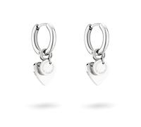 Liebeskind Berlin Creolen Layered Love, Silber, Edelstahl, Damen