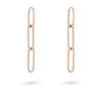 Paar Creolen LIEBESKIND BERLIN "Schmuck Geschenk Edelstahl Ohrringe Special Link", rosa (roségoldfarben), Ohrringe, Damen, Edelstahl (48198509-0) roségoldfarben