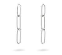 Paar Creolen LIEBESKIND BERLIN "Schmuck Geschenk Edelstahl Ohrringe Special Link", silber (edelstahlfarben), Ohrringe, Damen, Edelstahl (19856638-0) edelstahlfarben