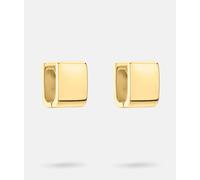 Paar Creolen LIEBESKIND BERLIN "Schmuck Geschenk Edelstahl Ohrringe The Berlin Style", gold (gelbgoldfarben), Ohrringe, Damen, Edelstahl (63233225-0) gelbgoldfarben