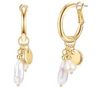 Paar Creolen LULU & JANE "Set: AV129", gelbgold, Ohrringe, Damen, 55,8mm (76744735-0) gelbgold