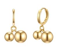 Paar Creolen LULU & JANE "Set: AV172", gelbgold, Ohrringe, Damen, 20,8 (88490730-0) gelbgold