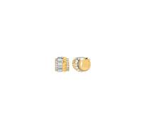 Paar Creolen MICHAEL KORS "Premium", gold (gelbgoldfarben, metallfarben, edelstahlfarben, kristallweiß, kristallweiß), Ohrringe, Damen, Edelstahl Metall, mit Zirkonia (synth.) (34486339-0) gelbgoldfar