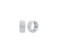 Paar Creolen MICHAEL KORS "Premium", metallfarben, edelstahlfarben, kristallweiß, kristallweiß, Ohrringe, Damen, Edelstahl Metall, mit Zirkonia (synth.) (40790566-0) metallfarben, edelstahlfarben, kri