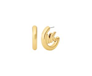 Paar Creolen MICHAEL KORS "Schmuck Geschenk Metall Ohrringe PREMIUM", gold (gelbgoldfarben, metallfarben), Ohrringe, Damen, Metall (59470101-0) gelbgoldfarben, metallfarben