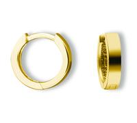 Paar Creolen ONE ELEMENT "Ohrringe Creolen aus 585 Gelbgold Ø 12,0 x 2,0 mm", gold, Ohrringe, Damen, Damen, Gelbgold 585 Gold, Gelbgold 585, Gold, Schlicht & schön - dezente Eleganz für jeden Tag (680