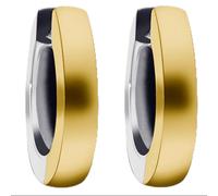 Paar Creolen ONE ELEMENT "Ohrringe Creolen aus 585 Gelbgold Ø 12,0 x 2,0 mm", silber, Ohrringe, Damen, Damen, Gelbgold 585 Gold, Gelbgold 585, Gold (49423038-0) silber