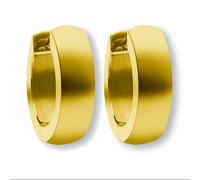 Paar Creolen ONE ELEMENT "Ohrringe Creolen aus 585 Gelbgold Ø 12,0 x 4,0 mm", gold, Ohrringe, Damen, Damen, Gelbgold 585 Gold, Gelbgold 585, Gold, Schlicht & schön - dezente Eleganz für jeden Tag (210