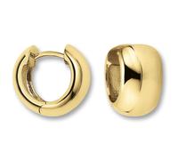 Paar Creolen ONE ELEMENT "Ohrringe Creolen aus 585 Gelbgold Ø 13,5 x 8,0 mm", gold, Ohrringe, Damen, Damen, Gelbgold 585 Gold, Gelbgold 585, Gold, Fein gearbeitet - angenehm zu tragen und vielseitig k