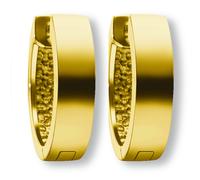 Paar Creolen ONE ELEMENT "Ohrringe Creolen aus 585 Gelbgold Ø 14,0 x 4,0 mm", gold, Ohrringe, Damen, Damen, Gelbgold 585 Gold, Gelbgold 585, Gold (28378713-0) gold