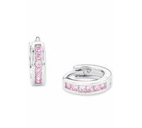 Prinzessin Lillifee Creolen 925 Sterling Silber Mädchen Kinder Ohrschmuck, mit Zirkonia synth., 1,2 cm, Silber, Kommt in Schmuck Geschenk Box, 2016524