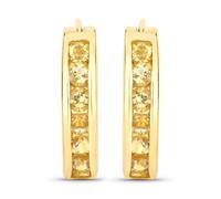 Paar Creolen RAFAELA DONATA "Set: K87", gold (gelbgold, gelb), Ohrringe, Damen, 18, aus Sterling Silber (76540824-0) gelbgold, gelb
