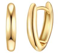 Paar Creolen RAFAELA DONATA "Set: RD5046", gelbgold, Ohrringe, Damen, 14,2, Silber 925 (Sterlingsilber) (71260851-0) gelbgold