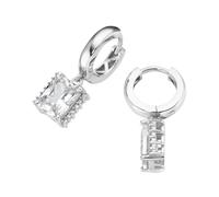 Paar Creolen SMART JEWEL "mit Zirkonia und Kristallsteinen, Silber 925", silber (weiß), Ohrringe, Damen, Silber 925 (Sterlingsilber) (28727460-0) weiß