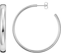 Paar Creolen THOMAS SABO "Chunky groß", silber (silberfarben), Ohrringe, Damen, 50mm, Silber 925 (recycelt) (37966347-0) silberfarben