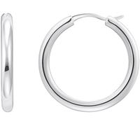 Paar Creolen THOMAS SABO "Schmuck Silber 925 Ohrringe Chunky-Design", silber (silberfarben), Ohrringe, Damen, Silber 925 (recycelt) (76710550-0) silberfarben