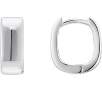 Paar Creolen THOMAS SABO "Schmuck Silber 925 Ohrringe mit eckiger Form", silber (silberfarben), Ohrringe, Damen, Silber 925 (recycelt) (82501607-0) silberfarben