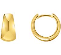 Paar Creolen THOMAS SABO "Schmuck Silber 925 Ohrringe Trapezform", gold (gelbgoldfarben), Ohrringe, Damen, Silber 925 (recycelt) (66376847-0) gelbgoldfarben