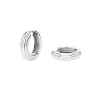 Paar Creolen TOM TAILOR, silber (silberfarben), Ohrringe, Damen, Silber 925 (Sterlingsilber) (89088406-0) silberfarben