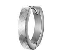 Paar Creolen TRUE REBELS "TR321", silber, Ohrringe, Herren, 15,4, Edelstahl (34356823-0) silber