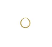 Paar Creolen VIVANCE "585/- Gelbgold glanz 13mm", gelb, Ohrringe, Damen, one-size, Gold (67863254-0) gelb