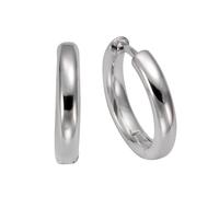 Paar Creolen VIVANCE "Silber 925 rhodiniert", weiß, Ohrringe, Damen, one-size, Silber 925 (Sterlingsilber) (67769604-0) weiß
