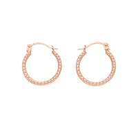 Paar Creolen VIVANCE "timeless chic", gelb (gelbgold 375), Ohrringe, Damen, Gelbgold 375 (26734548-0) gelbgold 375
