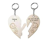 Paar-Geschenke für Freund und Freundin, Sie halten den Schlüssel zu meinem Herzen, Paar-Schlüsselanhänger für Sie und Ihn, Valentinstag, Geburtstagsgeschenke für Freund, Ostsee Schlüsselanhänger