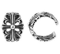 Paar Ohrclips ADELIA´S "Damen Ohrclips aus Edelstahl Ø 10 mm", silber, Ohrringe, Damen, Damen, Edelstahl (70164113-0) silber