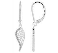 Paar Ohrclips ADELIA´S "Damen Ohrclips aus rhodiniertem 925 Sterling Silber und Zirkonia", silber, Ohrringe, Damen, Damen, Silber 925 (Sterlingsilber) (48759220-0) silber