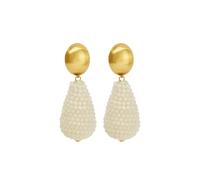 Paar Ohrclips FILIPPA FIRENZE "Champagne Problems", beige (goldfarben, beige), Ohrringe, Damen, Edelstahl Glas, Edelstahl, Glas, mit funkelnden Kristallen (21285417-0) goldfarben, beige
