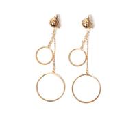 Paar Ohrclips "Gaby", Damen, Gr. Messing, gold (goldfarbig), COLLEZIONE ALESSANDRO, Ohrringe (27357061-0) goldfarbig