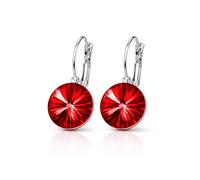 Paar Ohrclips "Germany", Damen, Gr. Glas, rot, COLLEZIONE ALESSANDRO, Ohrringe (19427367-0) rot