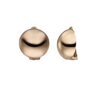 Paar Ohrclips JOBO, rosa (roségoldfarben), Ohrringe, Damen, 15,9mm, Silber 925 (Sterlingsilber), rund 925 Silber roségold vergoldet (73021525-0) roségoldfarben