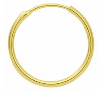 Paar Ohrhänger ADELIA´S "1 Paar 585 Gold Ohrringe / Creolen Ø 9 mm", gold, Ohrringe, Damen, Damen, Gold, 585 Gold Goldschmuck für Damen (55102425-0) gold