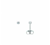 Paar Ohrhänger ADELIA´S "Damen Edelstahl Ohrringe Ohrstecker mit Zirkonia Ø 2,5 mm", silber, Ohrringe, Damen, Damen, Edelstahl, mit Zirkonia Edelstahlschmuck für Damen (78397207-0) silber
