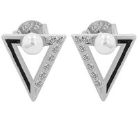 Paar Ohrhänger ADELIA´S "Damen Ohrringe - Ohrstecker aus 925 Silber mit Perle", Damen, Gr. Damen, Silber 925 (Sterlingsilber), silber, Ohrringe, Zum Verschenken - passend für viele Anlässe (82352554-0
