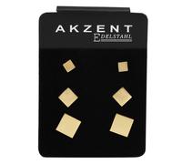 Paar Ohrhänger ADELIA´S "Damen Ohrringe - Ohrstecker aus Edelstahl", Damen, Gr. Damen, Edelstahl, gold, Ohrringe, Geschenkidee: zeitlos und vielseitig (35465157-0) gold