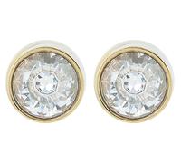 Paar Ohrhänger ADELIA´S "Damen Ohrringe - Ohrstecker aus Edelstahl mit Zirkonia", Damen, Gr. Damen, Edelstahl, gold, Ohrringe, Ideal zum Verschenken - schlicht und stilvoll (34737134-0) gold