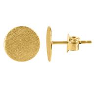 Paar Ohrhänger ADELIA´S "Damen Ohrstecker aus Gold 333 - Gold 375 Ø 10 mm", gold, Ohrringe, Damen, Damen, Gelbgold 375 Gold, Gelbgold 375, Gold (99434722-0) gold