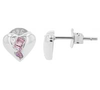 Paar Ohrhänger ADELIA´S "Damen Ohrstecker aus poliertem 925 Sterling Silber mit Herz", silber, Ohrringe, Damen, Damen, Silber 925 (Sterlingsilber) (77896812-0) silber