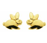 Paar Ohrhänger ADELIA´S "Hase Ohrstecker Ohrringe 333 Gold ( 8K ) - Goldohrringe Hase", gold, Ohrringe, Jungen, Kinder, Gold, Goldohrringe Hase (81194939-0) gold