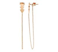 Paar Ohrhänger ADELIA´S "Neuheit 2025 - Damen Ohrstecker aus poliertem Edelstahl Ø 6 mm", silber, Ohrringe, Damen, Damen, Edelstahl (37991944-0) silber