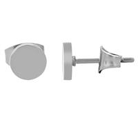Paar Ohrhänger ADELIA´S "Neuheit 2025 - Unisex Ohrstecker aus Edelstahl Ø 6 mm", silber, Ohrringe, Damen, Unisex, Edelstahl (15080359-0) silber