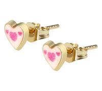 Paar Ohrhänger ADELIA´S "Ohrringe - Ohrstecker aus 333 Gold mit Emaille", Mädchen, Gr. Mädchen, gold, Ohrringe, Perfekt zum Verschenken an besondere Menschen (35065062-0) gold