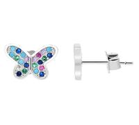 Paar Ohrhänger ADELIA´S "Ohrringe - Ohrstecker aus 925 Silber mit Zirkonia", Mädchen, Gr. Kinder, Silber 925 (Sterlingsilber), silber, Ohrringe, Geschenkidee: zeitlos und vielseitig (35441969-0) silbe