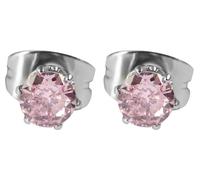 Paar Ohrhänger ADELIA´S "Ohrringe - Ohrstecker aus Edelstahl mit Zirkonia", Damen, Gr. Damen, Edelstahl, silber, Ohrringe, Ideal zum Verschenken - schlicht und stilvoll (73276666-0) silber