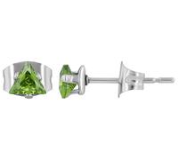 Paar Ohrhänger ADELIA´S "Ohrringe - Ohrstecker aus Edelstahl mit Zirkonia", Damen, Gr. Damen, Edelstahl, silber, Ohrringe, Ideal zum Verschenken - schlicht und stilvoll (10653527-0) silber