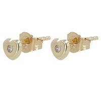 Paar Ohrhänger ADELIA´S "Ohrringe - Ohrstecker Herz aus 333 Gold mit Zirkonia", Mädchen, Gr. Mädchen, gold, Ohrringe, Zum Verschenken - ideal zum Muttertag (68663038-0) gold