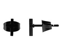 Paar Ohrhänger ADELIA´S "Ohrringe - Ohrstecker Kreuz aus Edelstahl", Damen, Gr. Unisex, Edelstahl, schwarz, Ohrringe, Zum Verschenken - passend für viele Anlässe (62437922-0) schwarz
